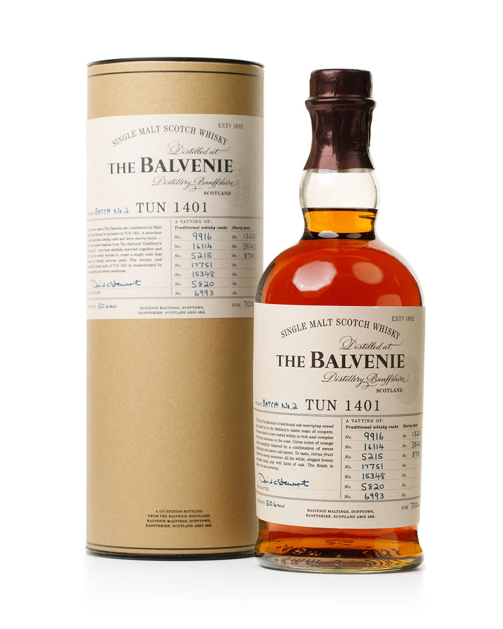 Balvenie Tun 1401 Batch 2 With Original Tube