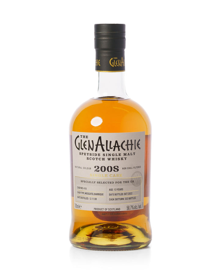 Glenallachie 2008 13 Year Old Single Cask Moscatel Barrique With Original Box