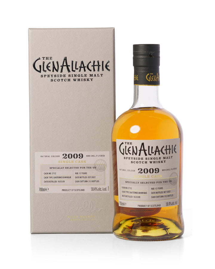 Glenallachie 2009 12 Year Old Single Cask Sauternes Barrique With Original Box