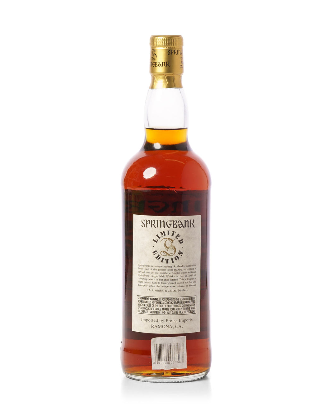 Springbank 30 Year Old Millenium 750ml