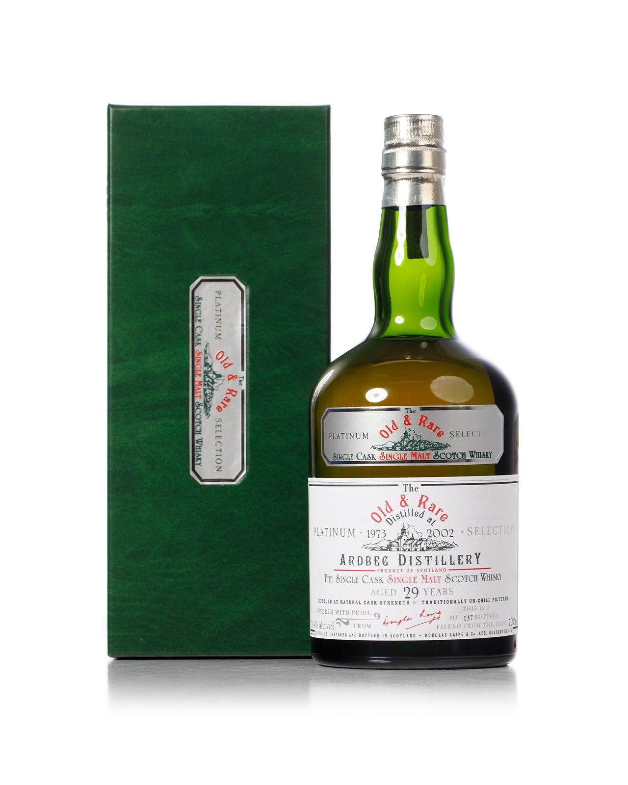 Ardbeg 1973 29 Year Old Old & Rare Platinum Selection Bottled 2002 Wit ...