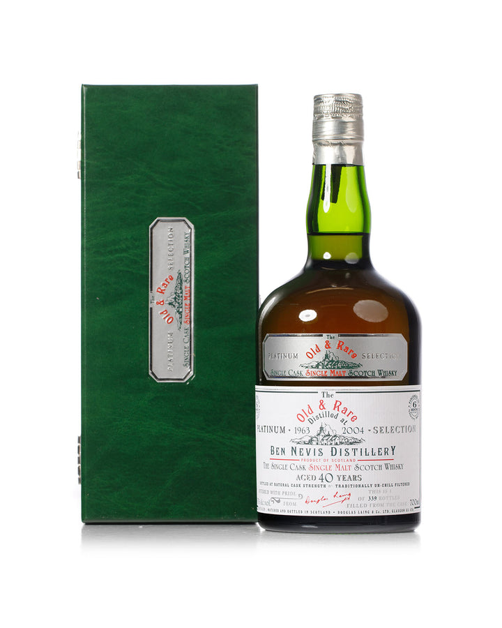 Ben Nevis 1963 40 Year Old Old & Rare Platinum Selection Douglas Laing Bottled 2004 With Original Box