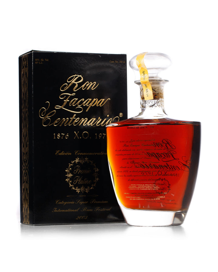 Ron Zacapa Centenario XO 25 Year Old Guatamalan Rum With Original Box