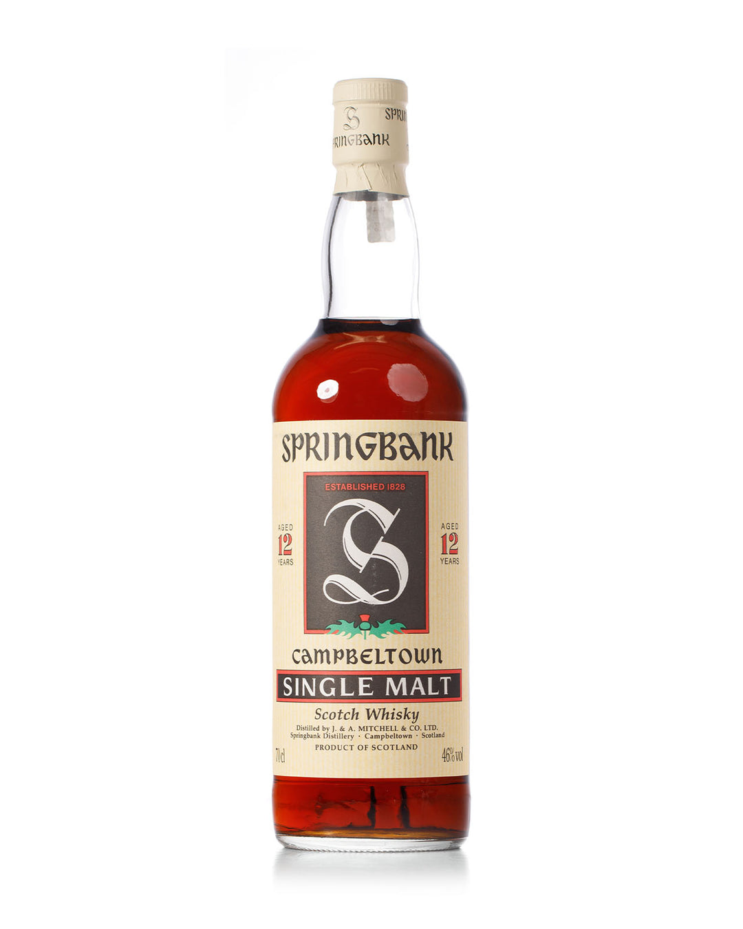 Springbank 12 Year Old Green Thistle Bottled 1999