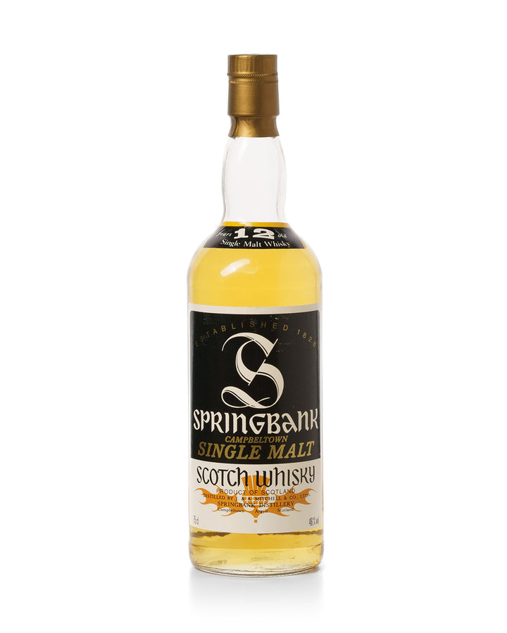 Springbank 12 Year Old Campbeltown Malt 1980s With Original Box