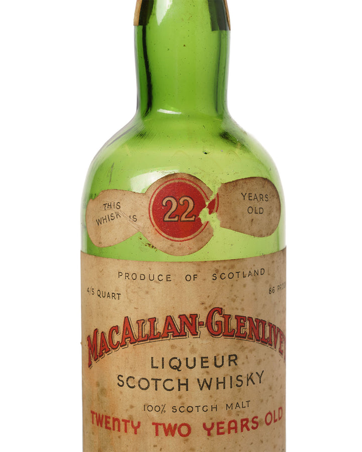 Macallan-Glenlivet 22 Year Old Liqueur Whisky 10ml Dram