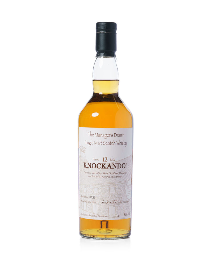 Knockando 12 Year Old Managers Dram Bottled 2012