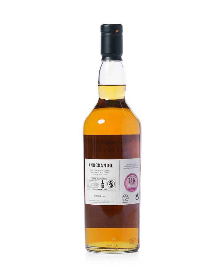 Knockando 12 Year Old Managers Dram Bottled 2012