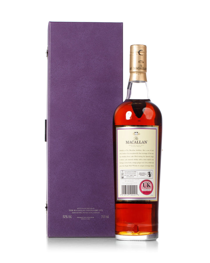 Macallan Diamond Jubilee Bottled 2012 With Original Box