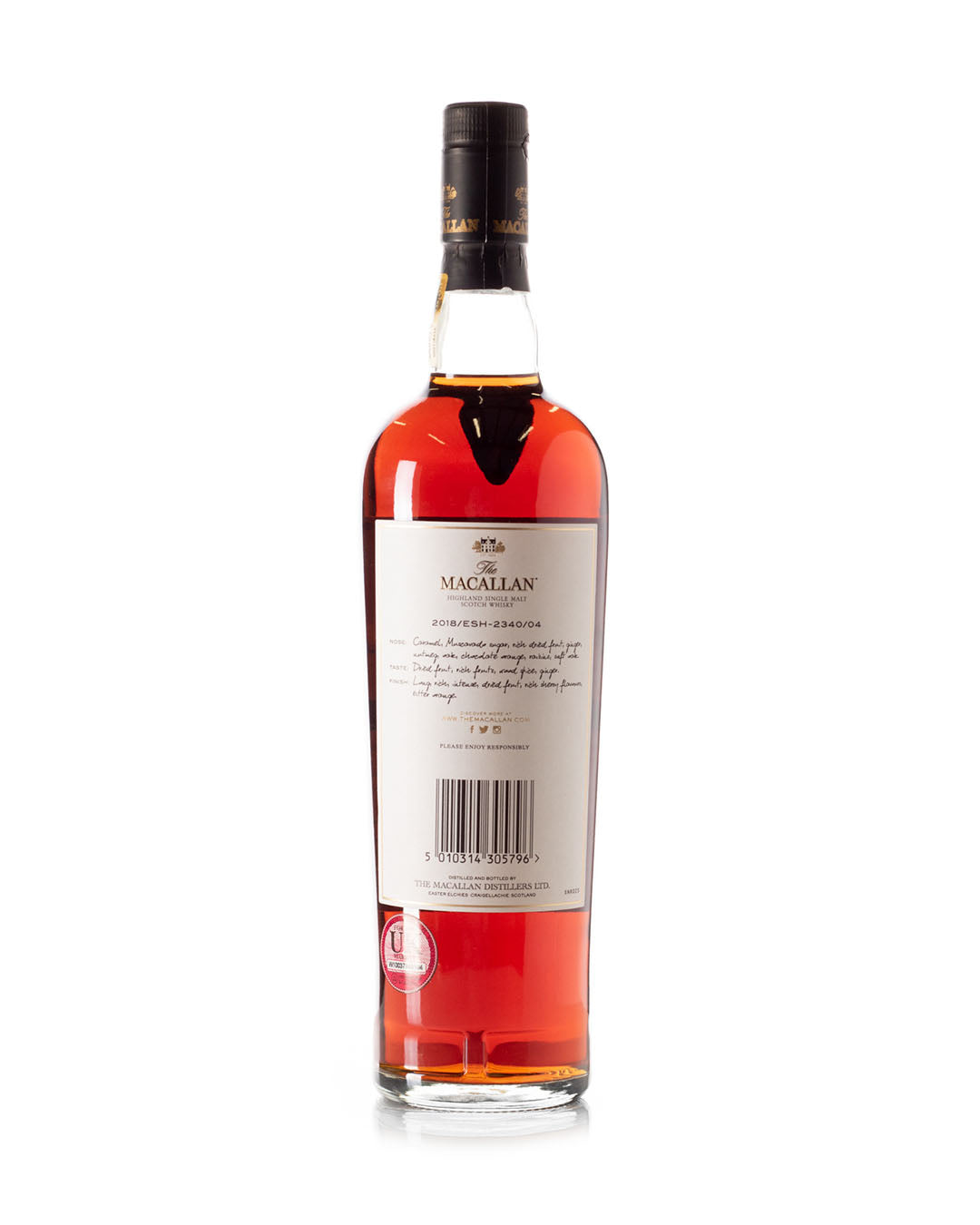 Macallan Exceptional Single Cask 2018