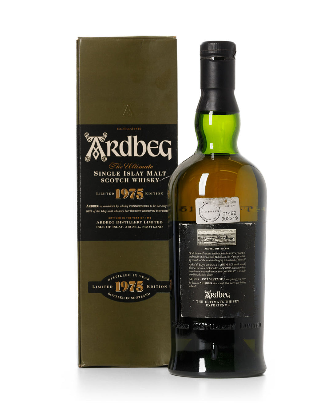 Ardbeg 1975 24 Year Old Bottled 1999 With Original Box