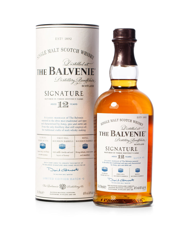 Balvenie 12 Year Signature Batch #3 With Original Tube