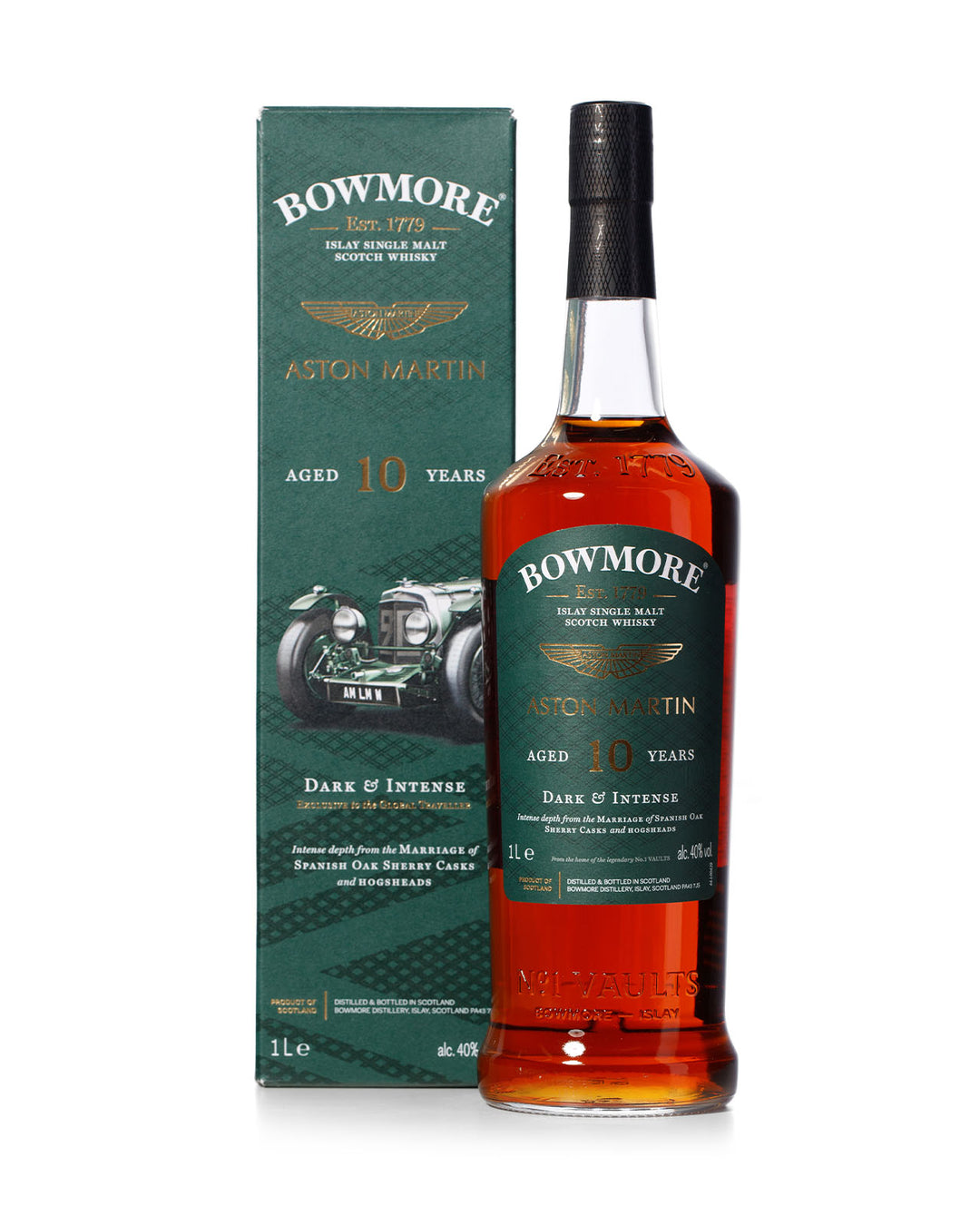 Bowmore Aston Martin 1-6 Vertical With Original Boxes