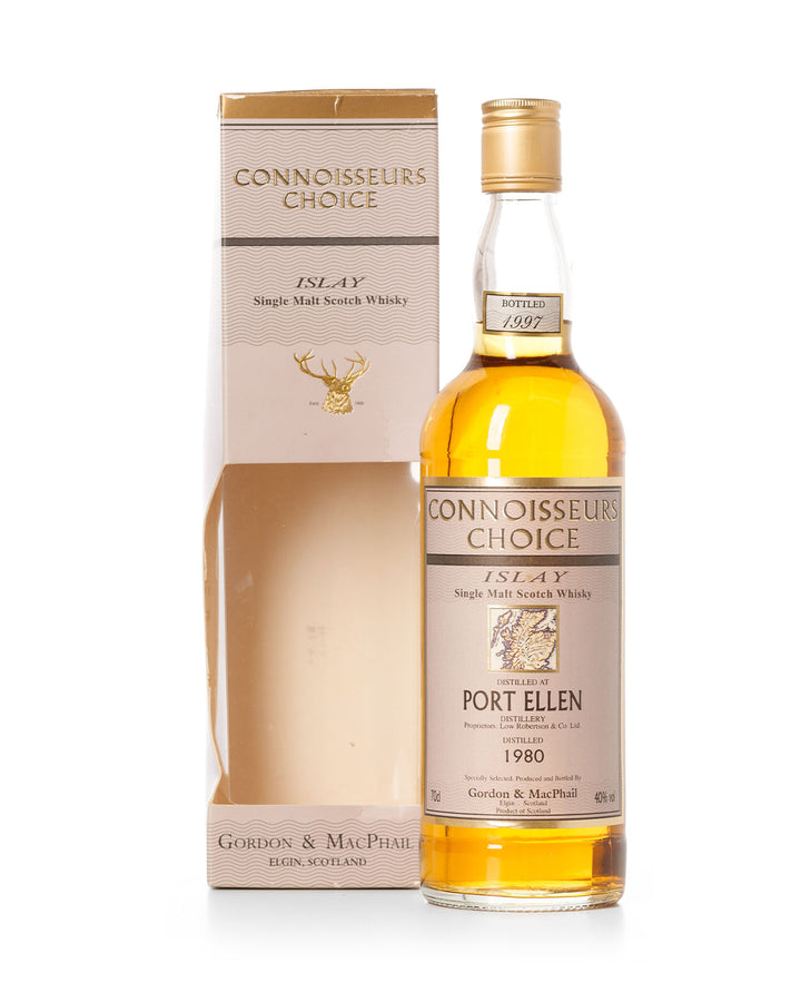 Port Ellen 1980 17 Year Old Connoisseurs Choice Gordon & Macphail Bottled 1997 With Original Box