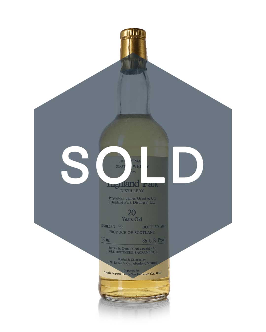 Highland Park 1966 20 Year Old Duthie For Corti