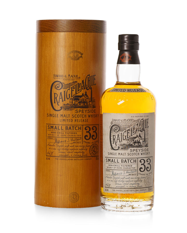 Craigellachie 33 Year Old With Original Box