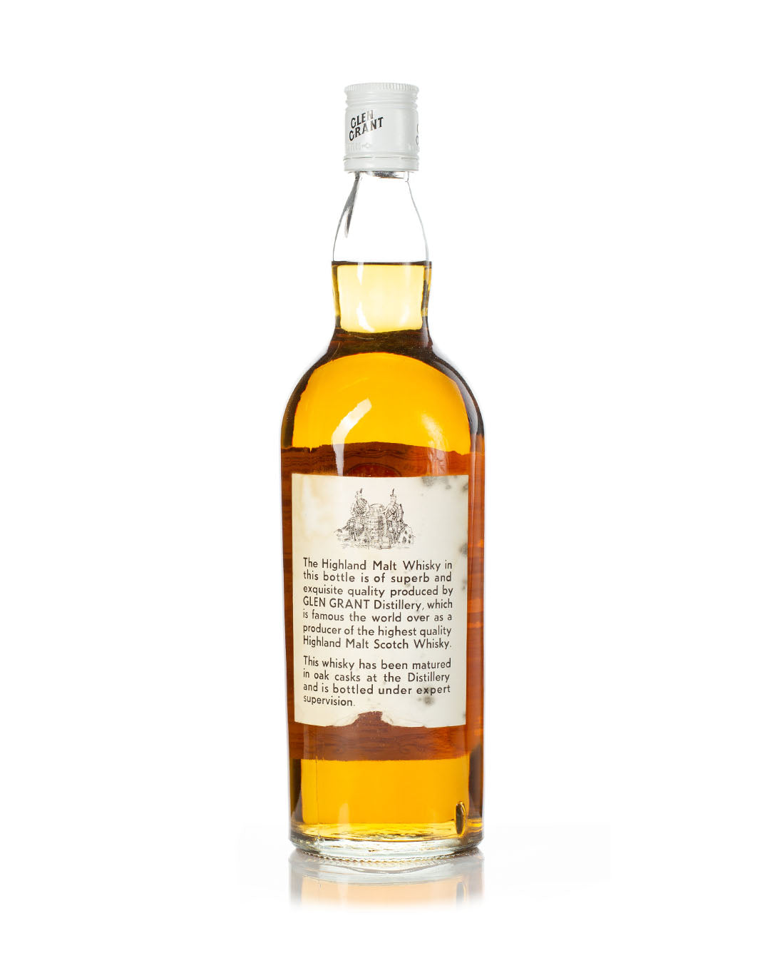 Glen Grant 25 year old Gordon & Macphail 70 proof reverse