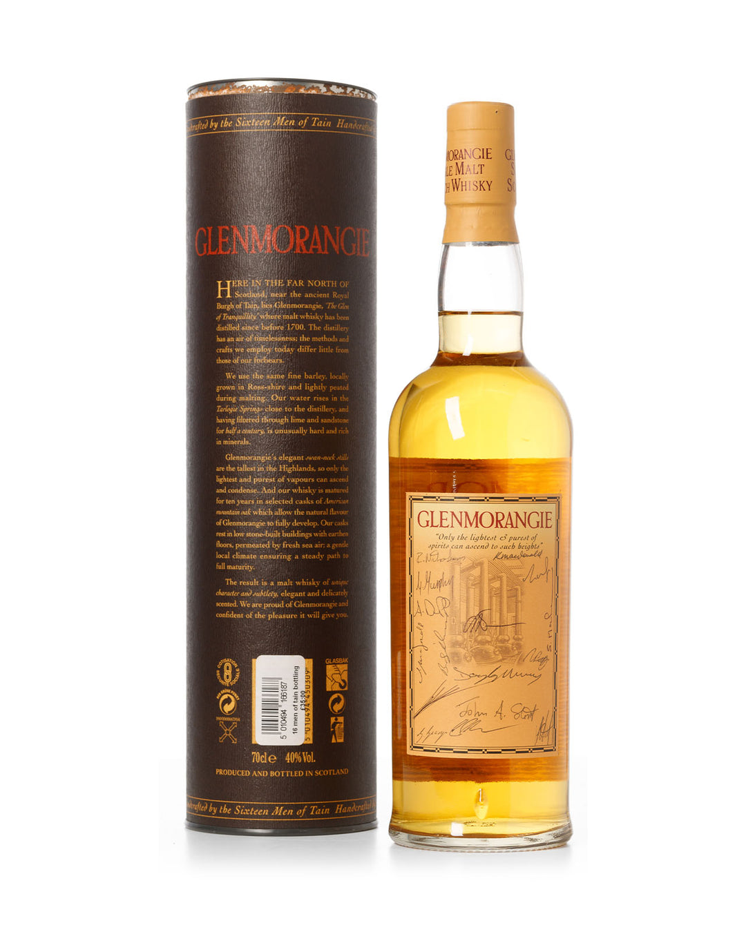 Glenmorangie Ten Year Old With Original Tube