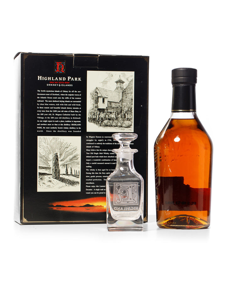 Highland Park 12 Year Old Crystal Decanter Set in Original Box