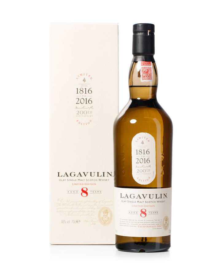 Lagavulin 8 Year Old 200th Anniversary Bottled 2016 With Original Box