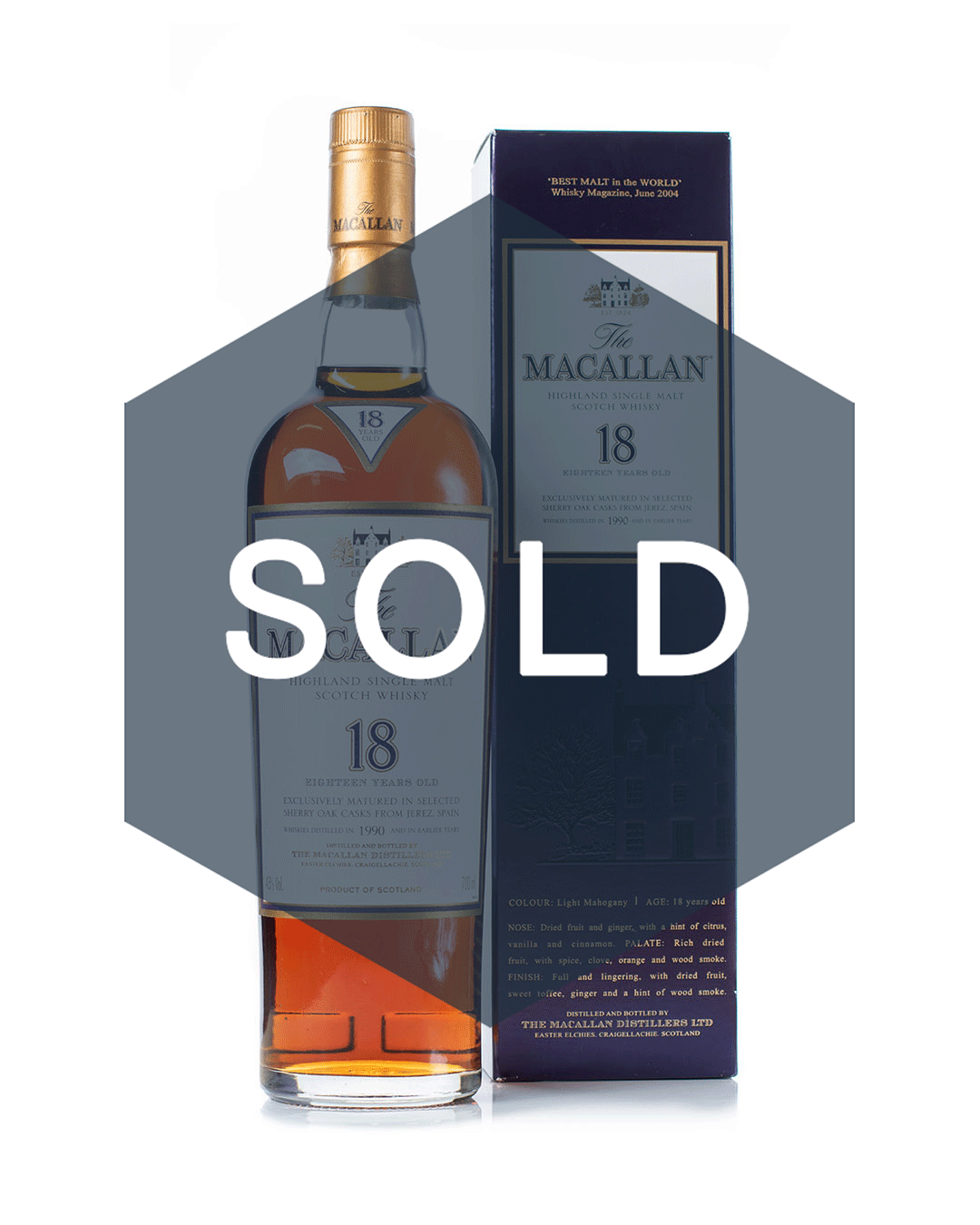 Macallan 1990 18 Year Old