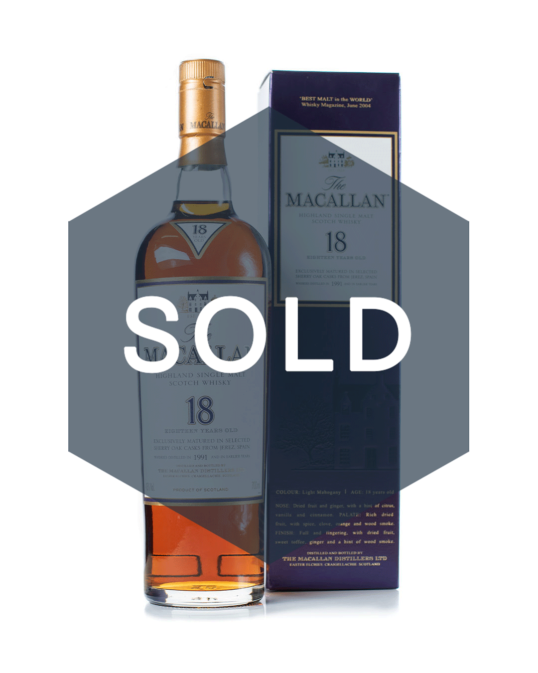 Macallan 1991 18 Year Old