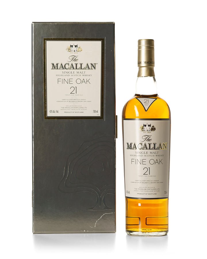 Macallan 21 Year Old Fine Oak Triple Cask Matured With Original Box