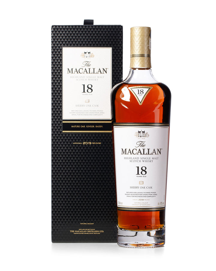 Macallan 18 Year Old 2018-2022 Vertical With Original Boxes