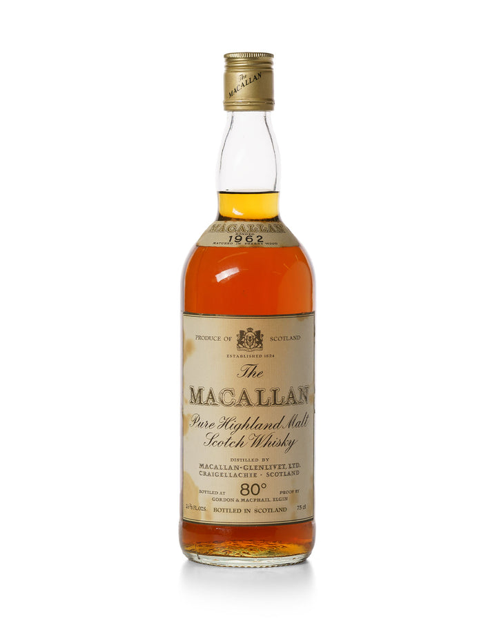 Macallan 1962 Gordon & Macphail 26 2/3 fl.oz 80 Proof