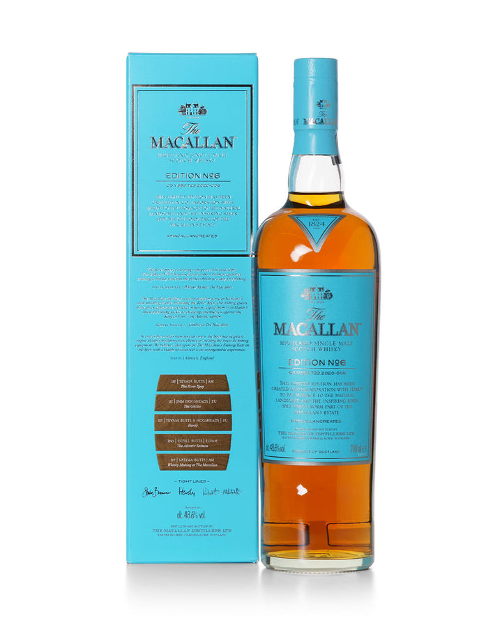 Macallan Edition Series Set With Original Boxes - No. 1 - No. 6