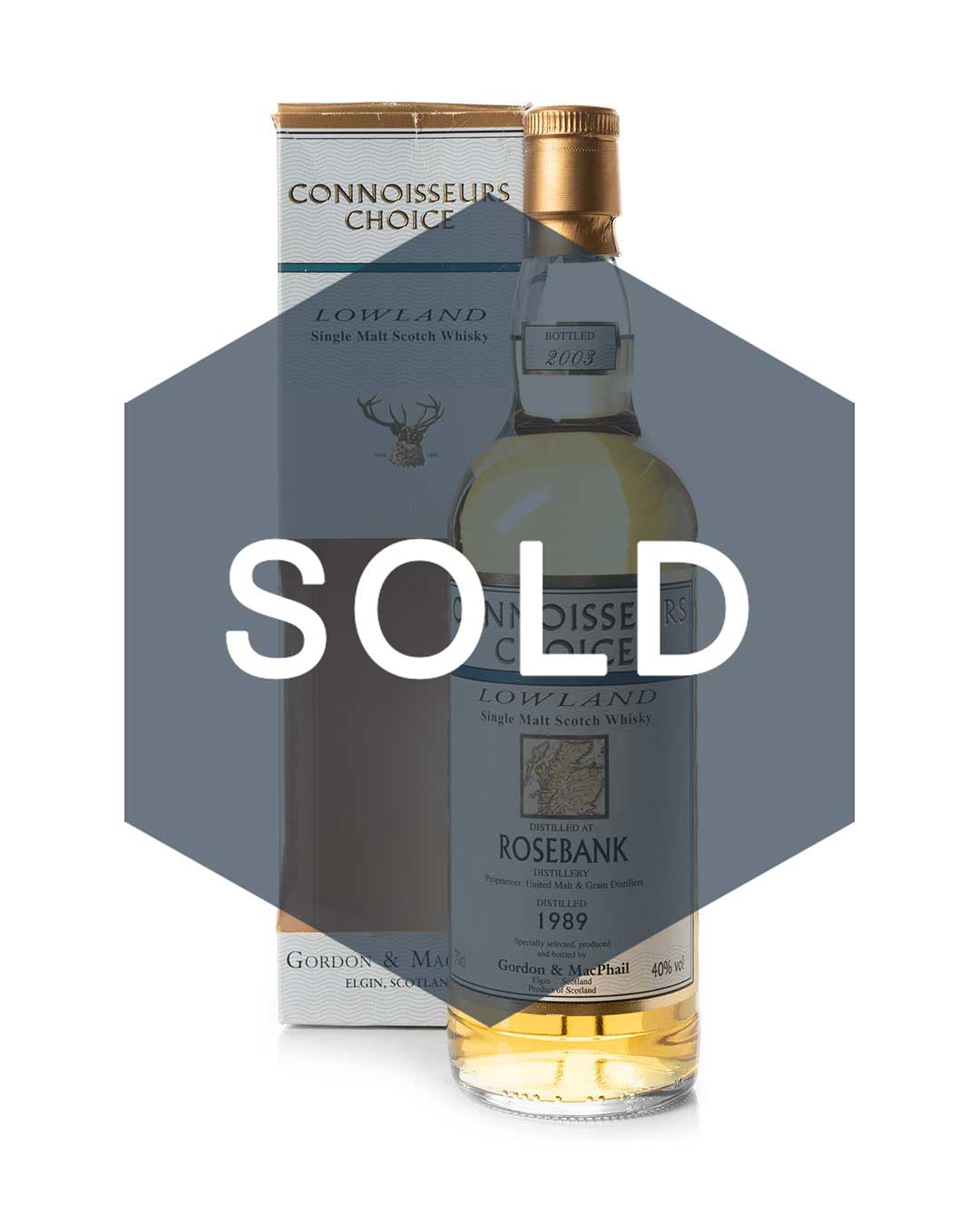 Rosebank 1989 Connoisseur's Choice Gordon & MacPhail Bottled 2003