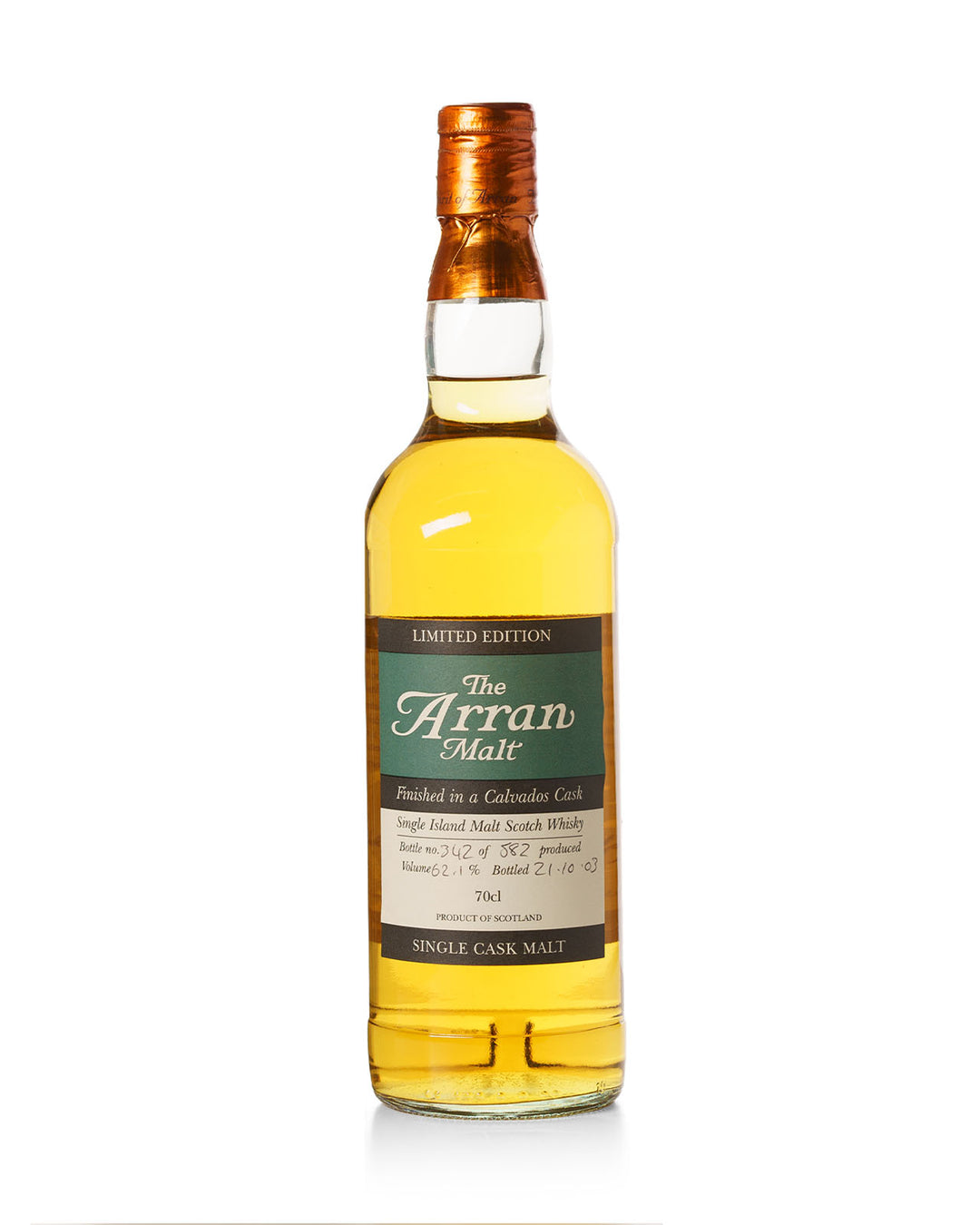 The Arran Malt Calvadas Cask Bottled 2003 With Original Box