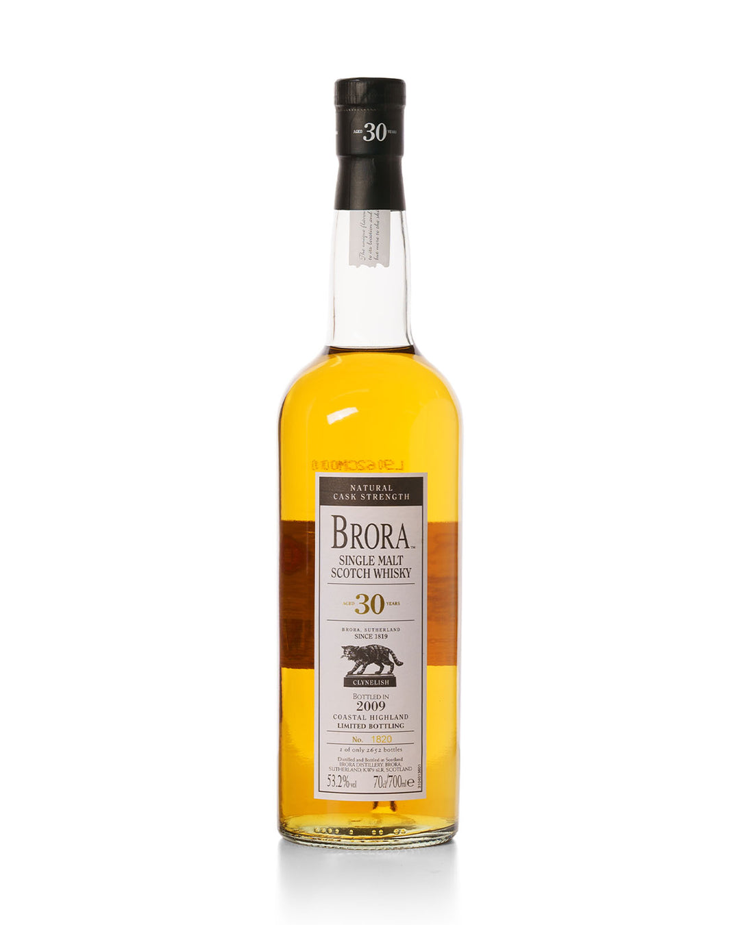 Brora 30 Year Old Special Release Bottled 2009 With Original Tube