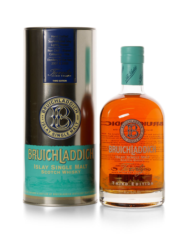 Bruichladdich 20 Year Old Third Edition With Original Tin