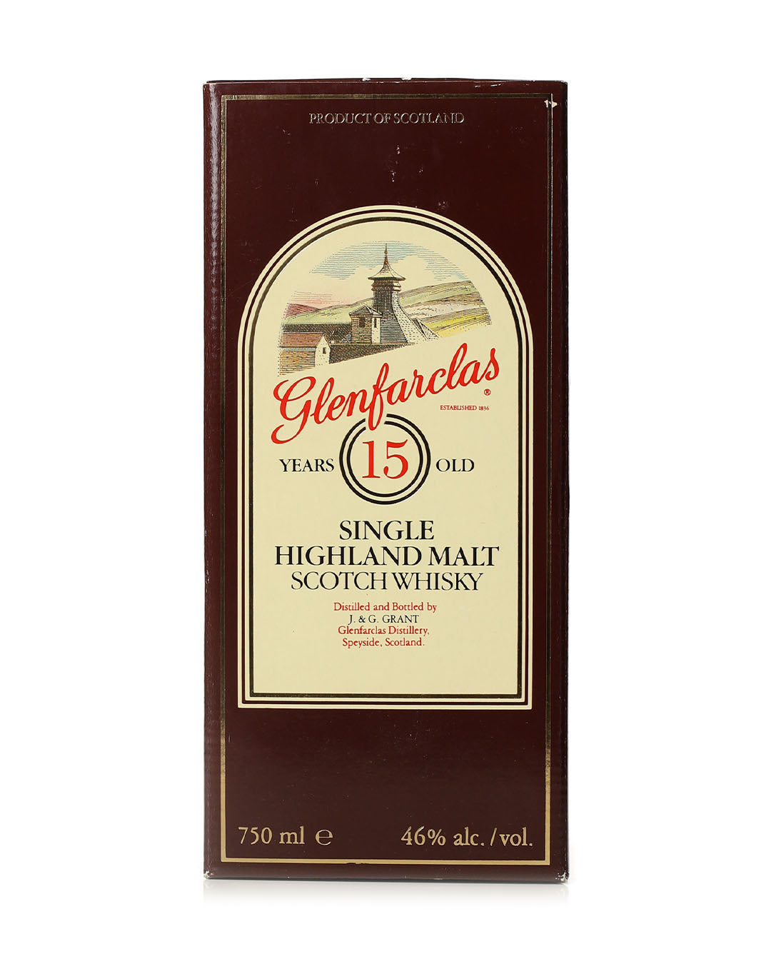 Glenfarclas 15 Year Old Official Bottling Bottled 1980s With Box