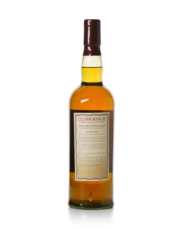 Glenmorangie 12 Year Old Cote be Beaune Wood Finish With Original Box