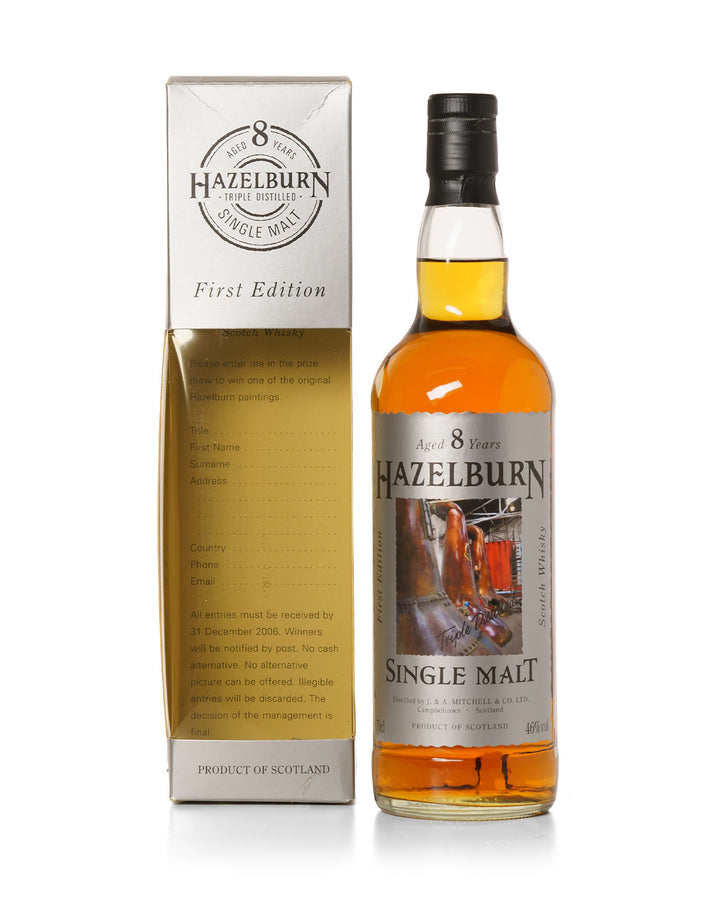 Hazelburn 8 Year Old First Edition With Original Box