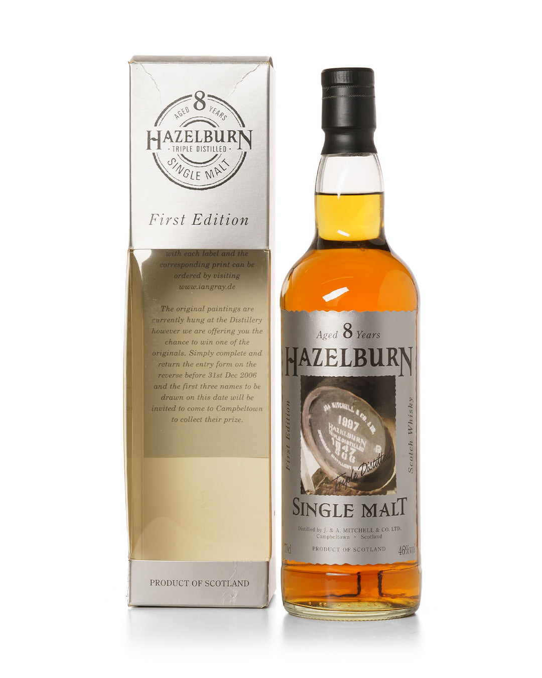 Hazelburn 8 Year Old First Edition With Original Box