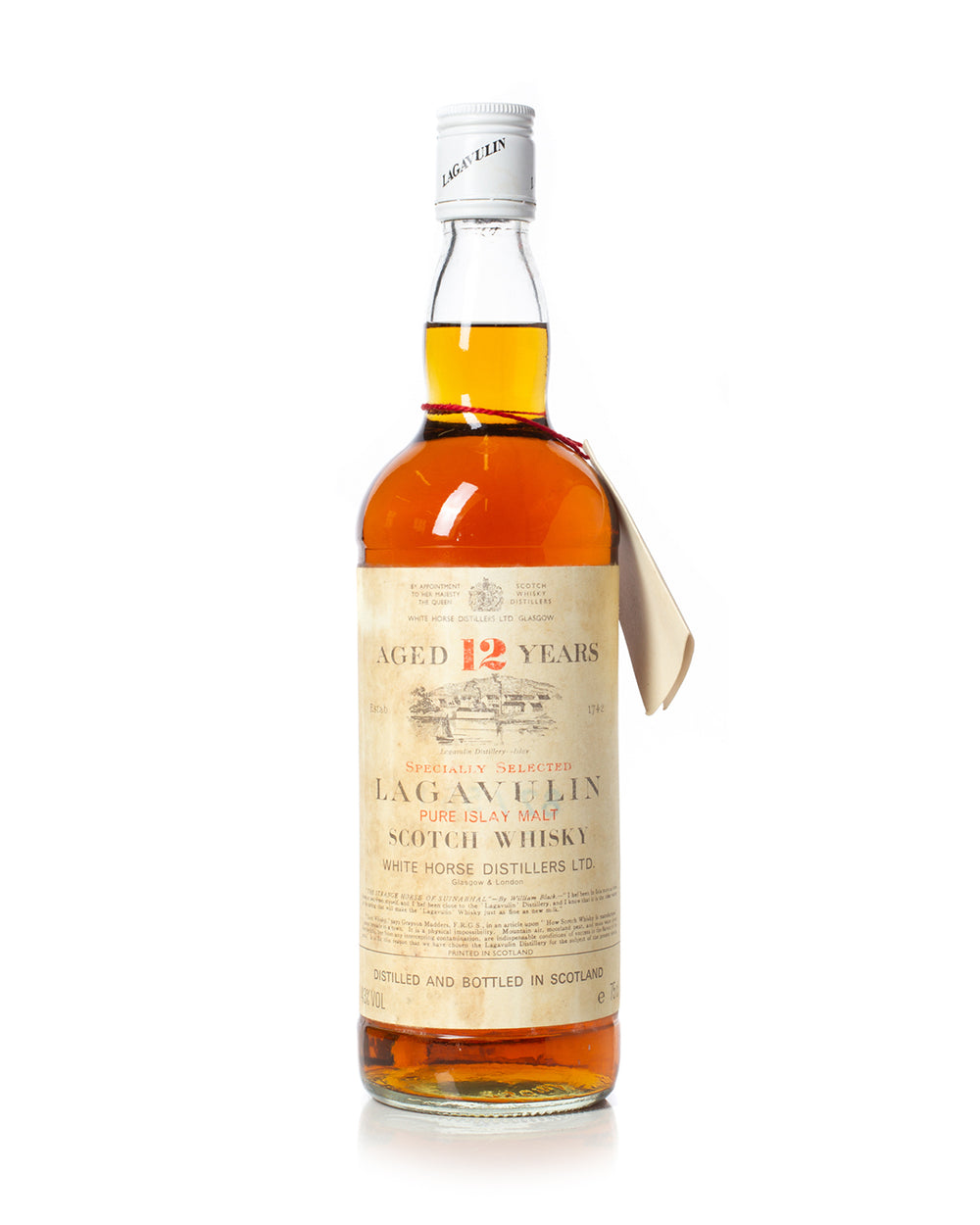 Buy Lagavulin 12 year old 75cl (1970s bottling)