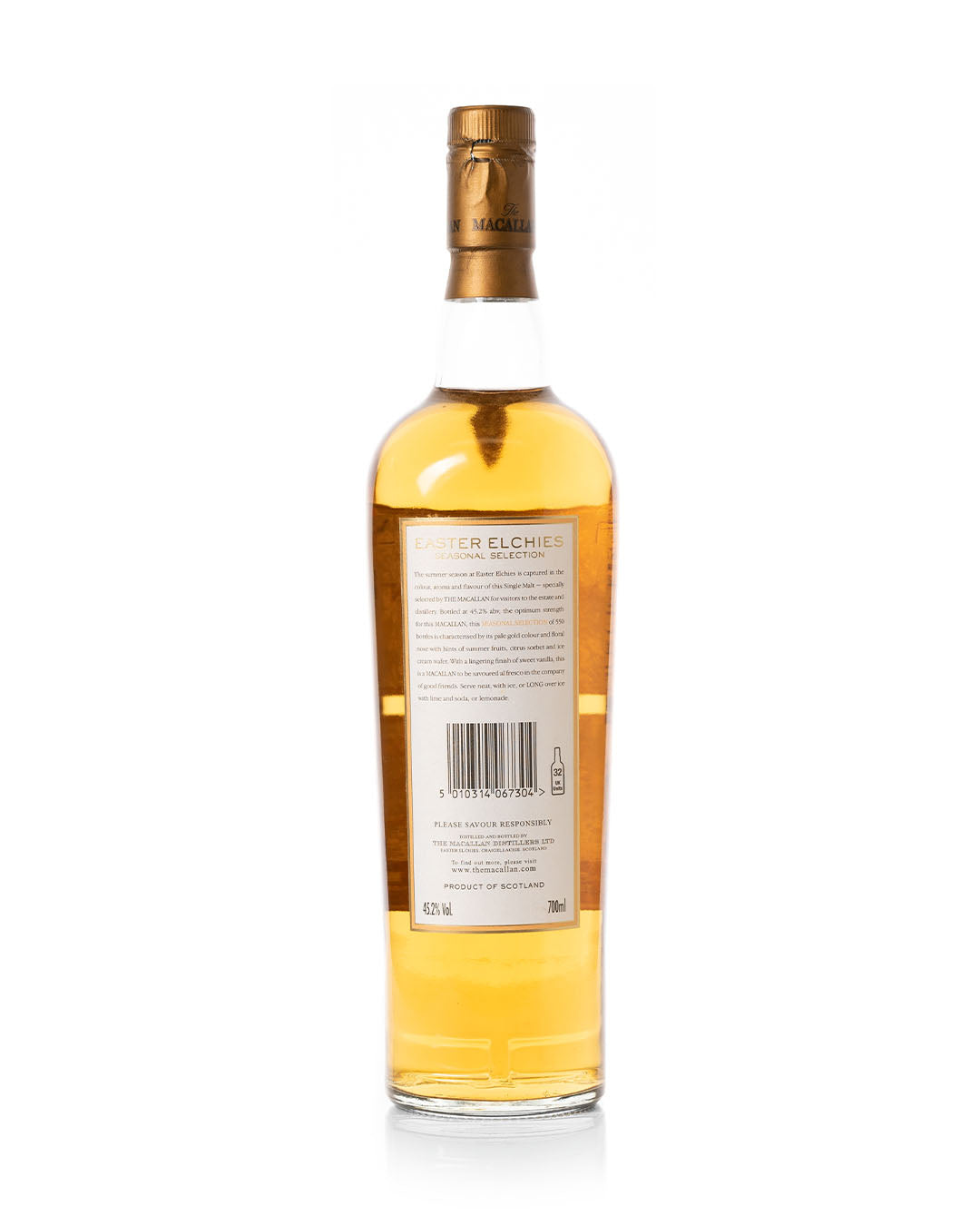 Macallan Easter Elchies 8 Year Old Seasonal Selection Summer