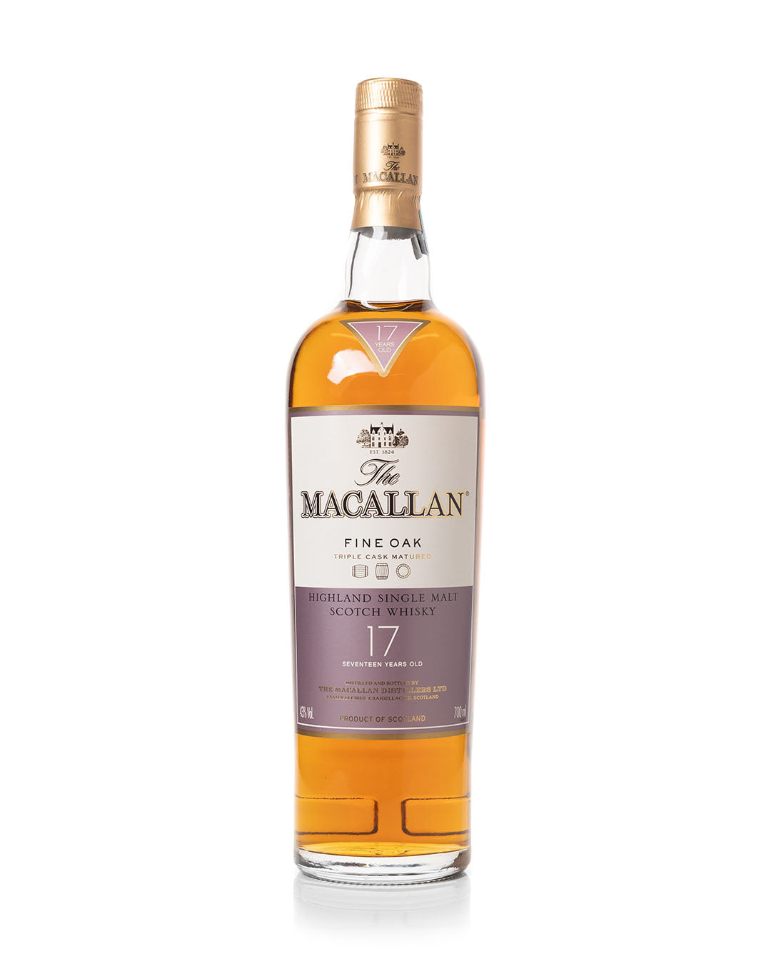 Macallan 17 Year Old Fine Oak With Original Box